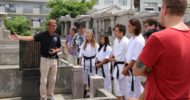 Okinawan Karate history tour for Shorei-ryu in Naha on 22th August